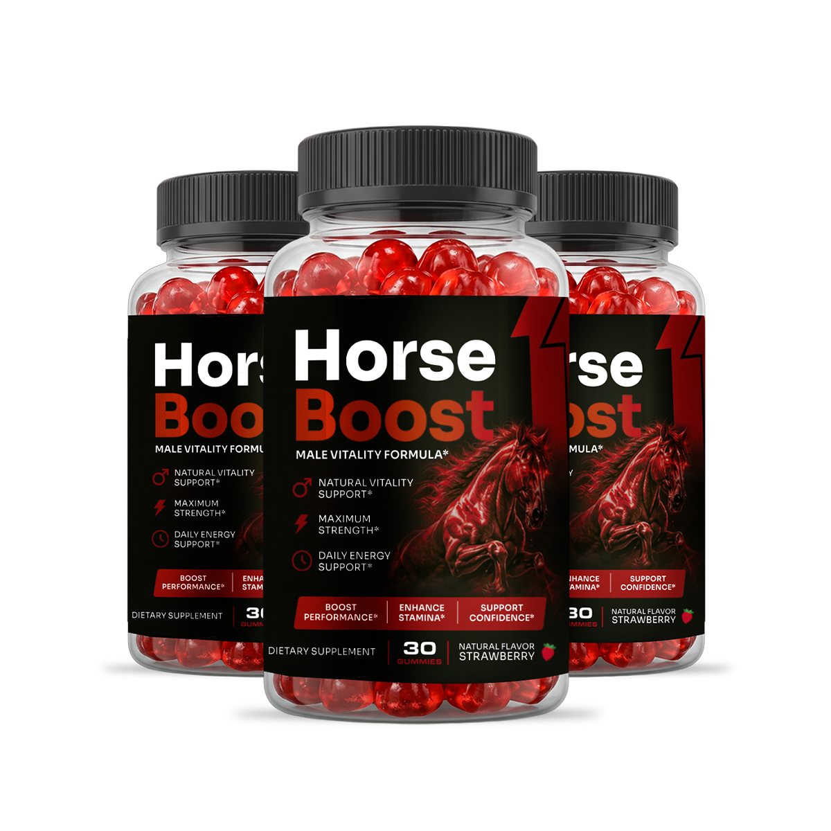 Red Horse Gummies product bottles